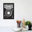 «Tout sonne mieux sur vinyle», reproduction d'impression sur toile tendue-55903568