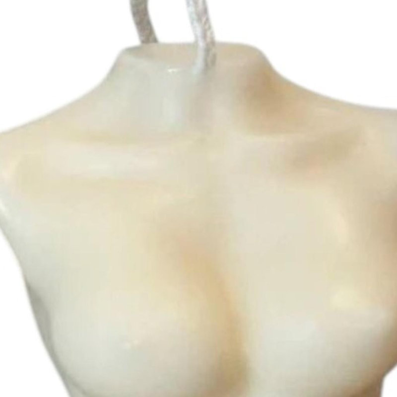 Bougie de forme féminine 4 po ivoire