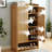 6 Layers Shoe Storage Cabinet with Doors Freestanding Entryway Shoe Cabinet with Spacious Worktop