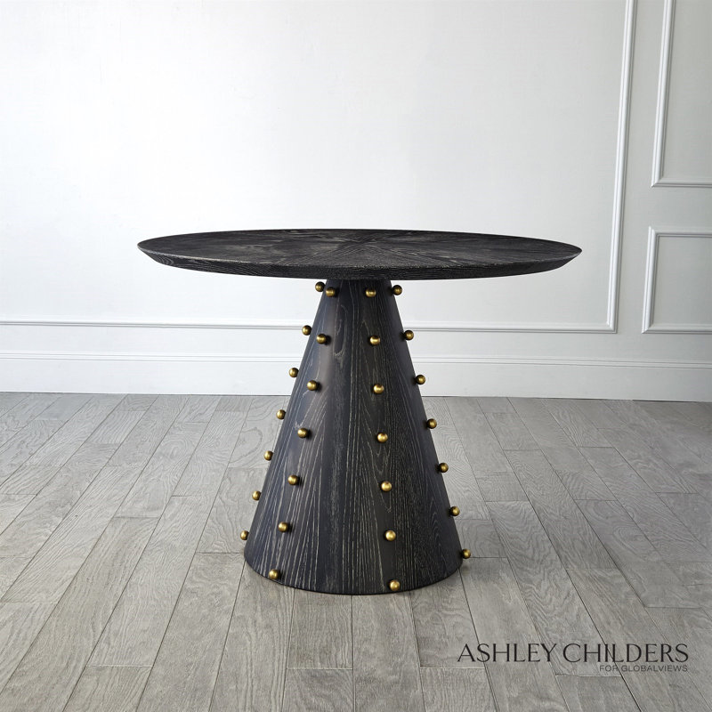 Spheres Center Table, 30"H x 40"L x 40"W, Black