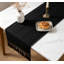 Chemin de table Boho pour cuisine, décor rustique maison de campagne, centre de table en lin de coton tissé Macrame, petit chemin de table basse pour la commode-760045969-760045982
