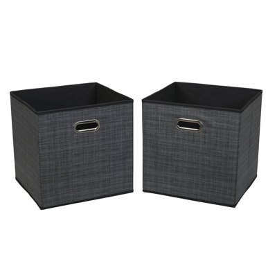 Household Essentials Fabric Decorative Bin