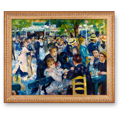 Bal du Moulin de la Galette by Pierre-Auguste Renoir The World Classic Art Reproductions, Giclee Canvas Prints Wall Art for Home Decor