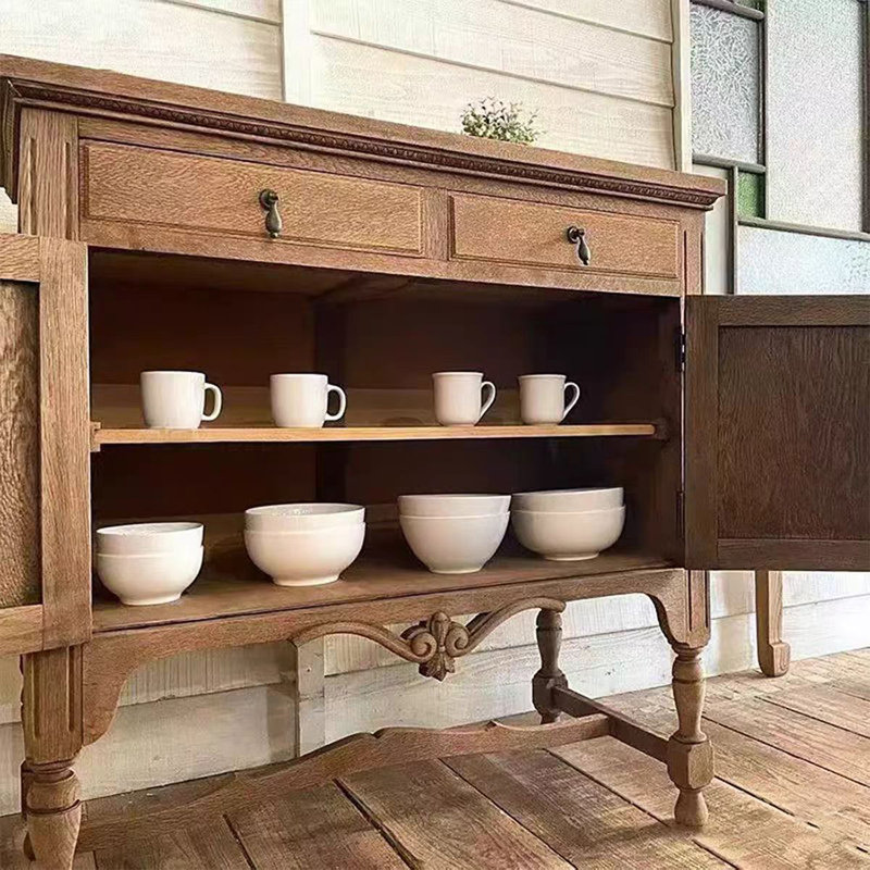 Élégante armoire d'appoint multifonctionnelle en bois