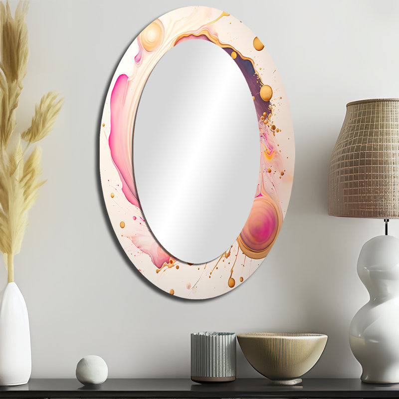 Miroir mural rose, 36 po x 24 po