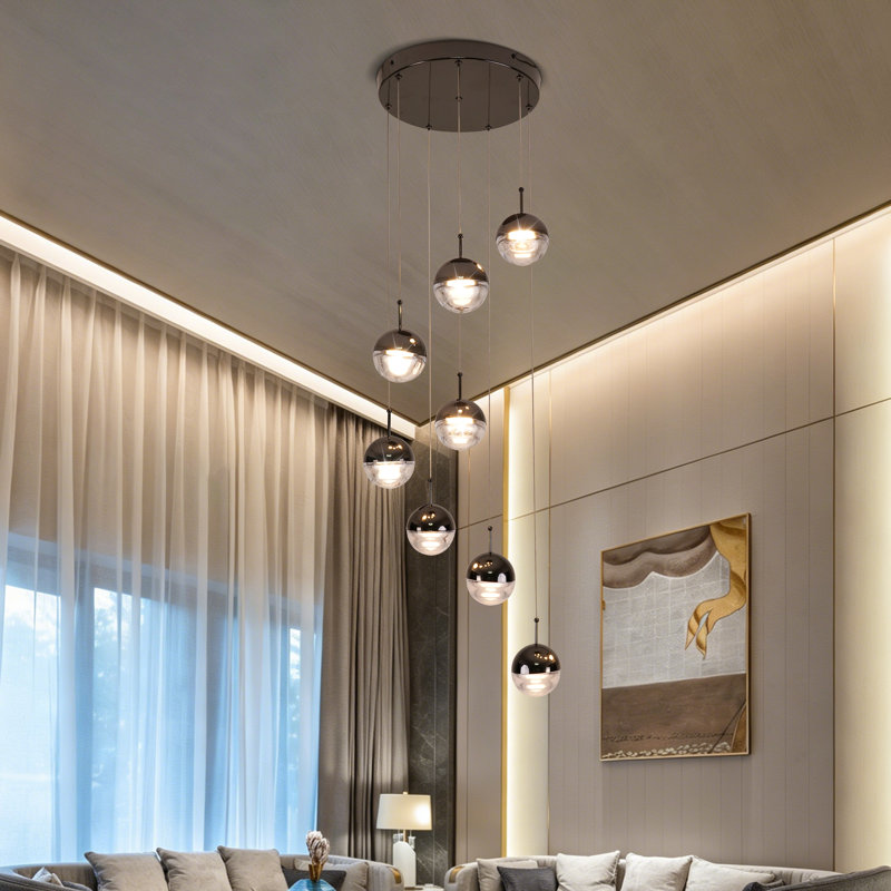 Lustre moderne 8 lumières DEL