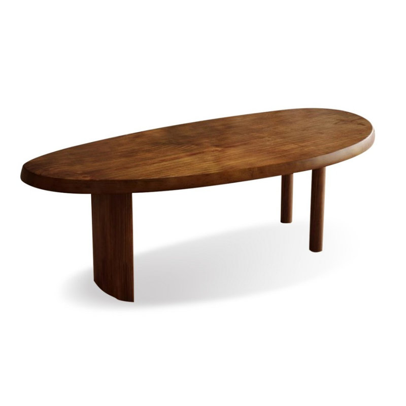 Table de salle à manger Brown, H 29,53 po x L 70,87 po x l 31,5 po