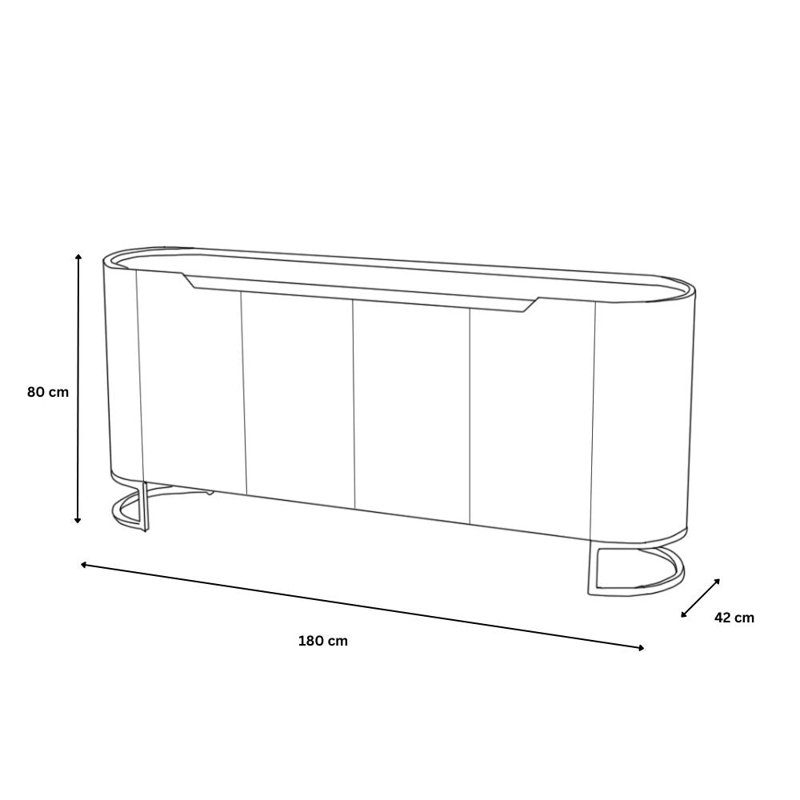 Rio 180cm Sideboard