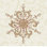«Elegant Season Snowflake IV Pink» par Daphne Brissonnet - impression sur toile tendue