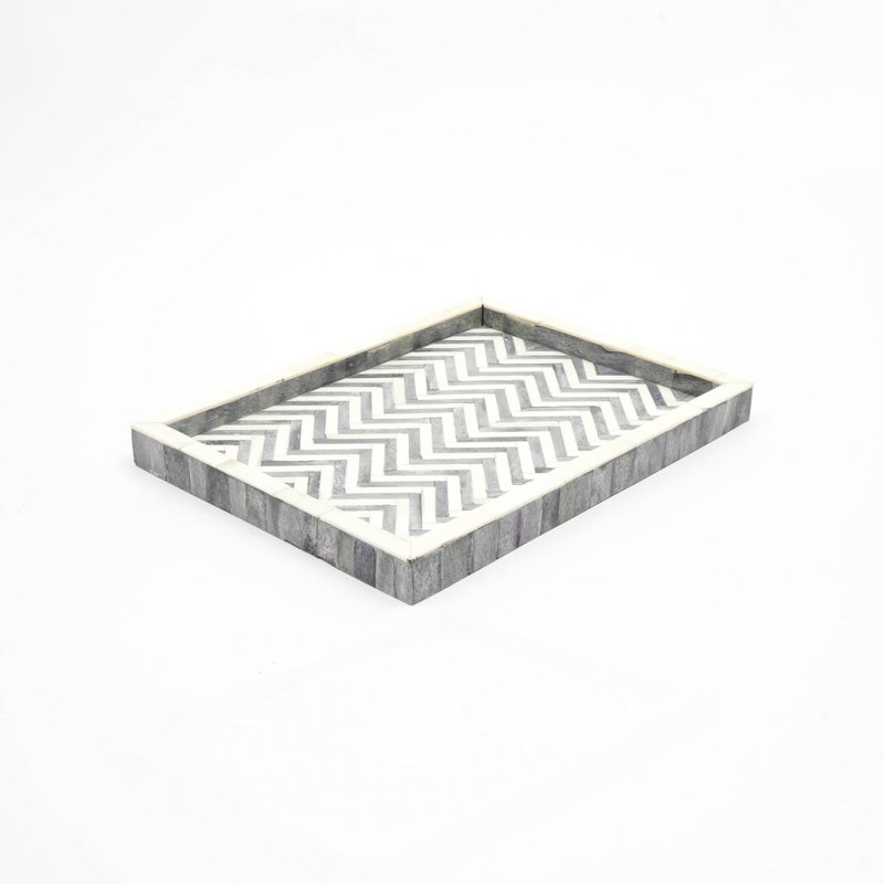 Handmade Wooden Rectangle Tray-Décor & Serving Tray- 16X12x1.5"