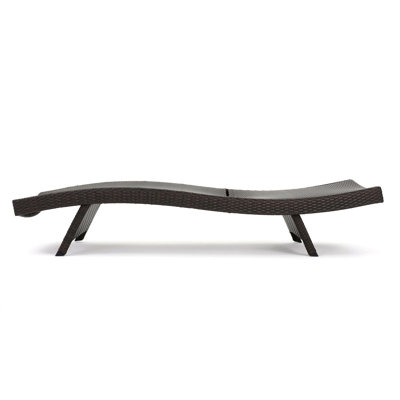 Chaise longue en osier Salem