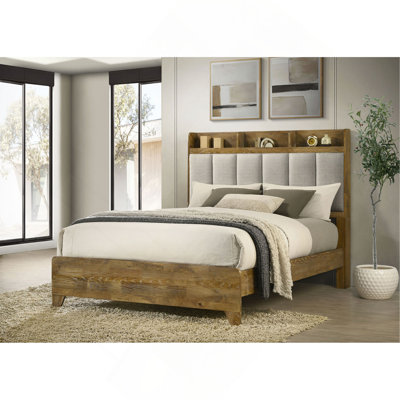 Packard Medium Oak Bookcase Bed