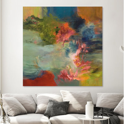 " Midcenttury Flight " Graphic Art Painting