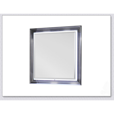 Miroir élégant en marbre blanc avec éclairage DEL pour un décor moderne et élégant