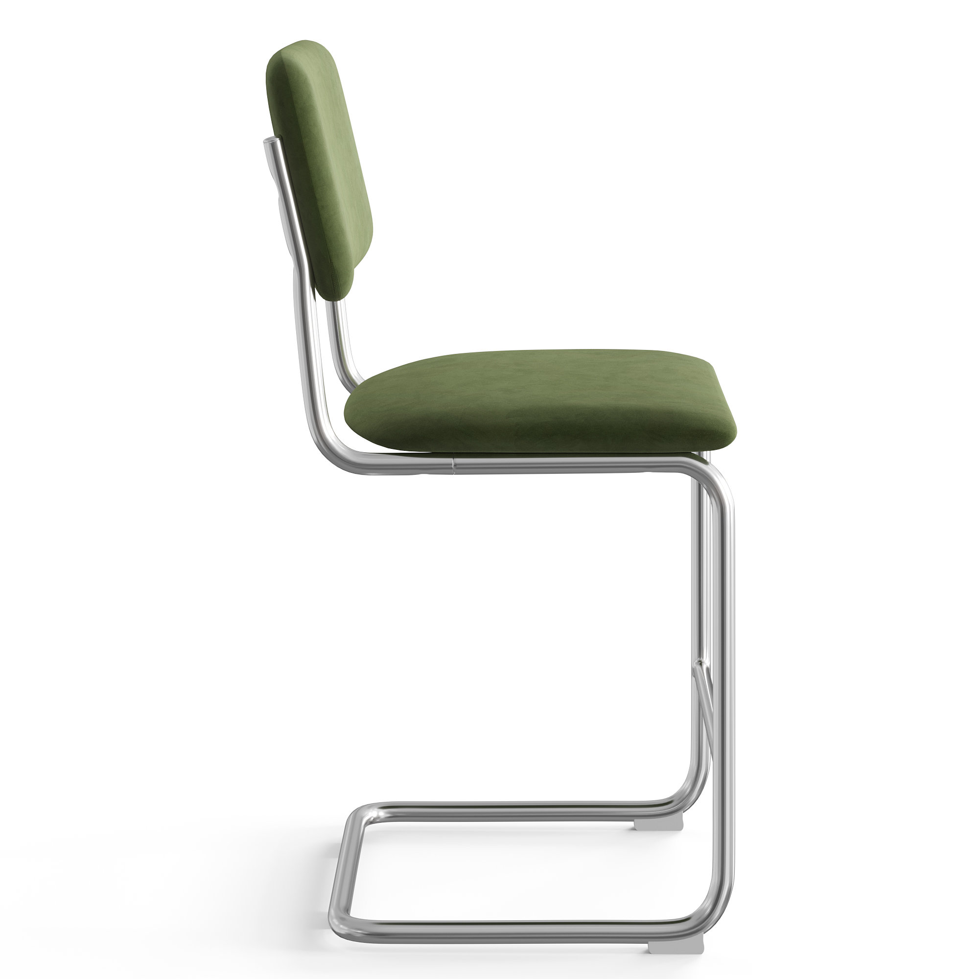 Walsh Velvet Counter & Bar Stool, Forest, Counter Stool (24” Seat Height)