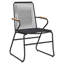 7 Piece Garden Dining Set Black PVC