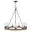 Sawyer 30" Nine-Light 12v Outdoor Candle Chandelier - LEDs Included-431021873
