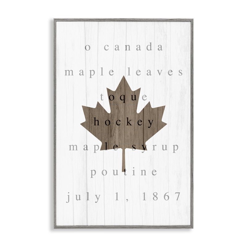 Estampe numérique Canada Leaf, H 30 po x l 20 po, Estampe numérique Farmhouse