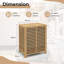 Bamboo Laundry Room Organiser