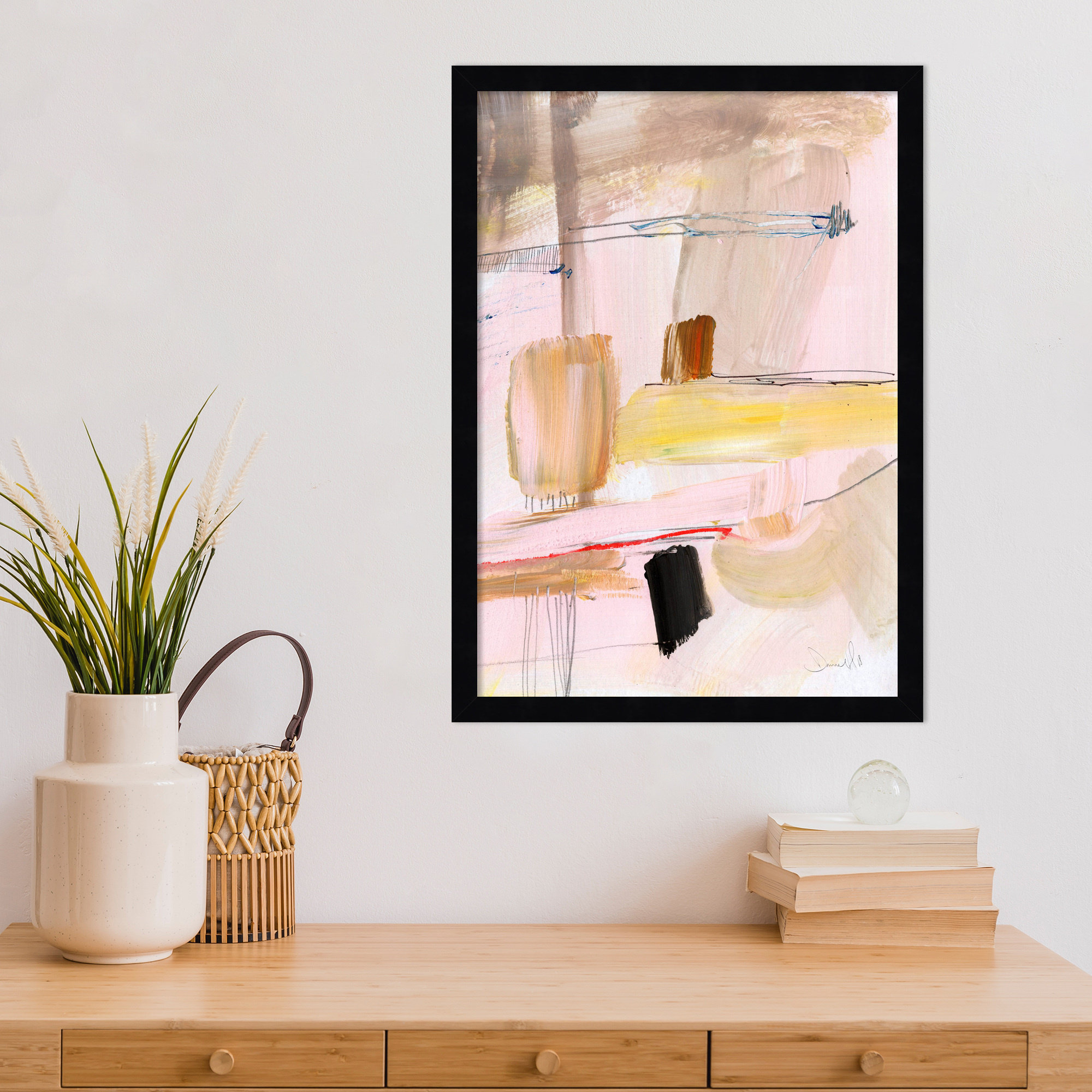 Summer Dream by Dan Hobday Wood Framed Wall Art Print, Black, 21" H x 15" W