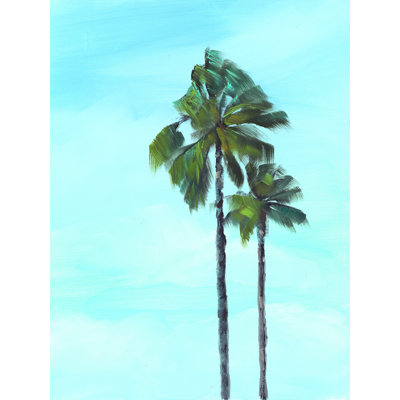 Icônes tropicales - impression sur toile tendue
