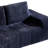 Boneless No Assembly Needed Modular Deep Seat Silver Lurex Fabric Compression Packed 2-piece Sectional Sofa-1602127767-1602127765