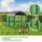Dovidio 10 Square Feet Chicken Run For Up To 30 Chickens