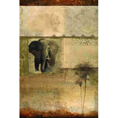 Plaines d'Afrique - peinture sur toile tendue