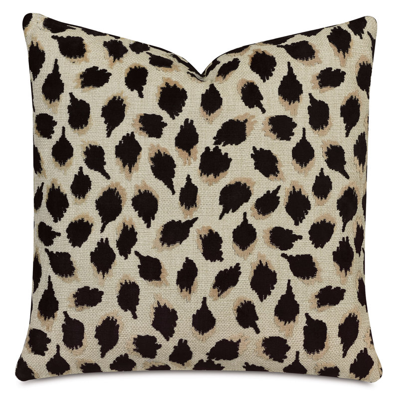 Square Pillow Cover & Insert, Black