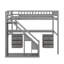Lit mezzanine double avec commode, bureau et bande lumineuse-17862987