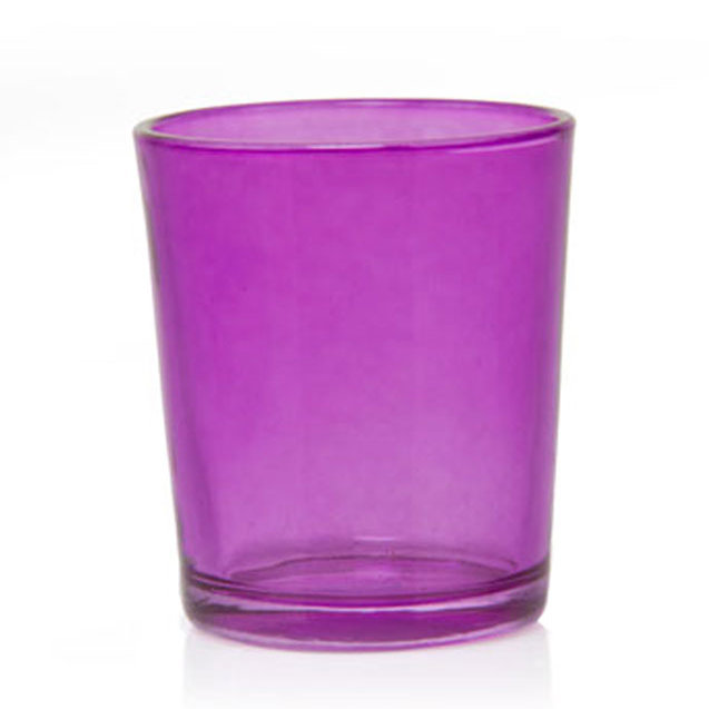 2.5cm Glass Tabletop Votive Holder, Lilac