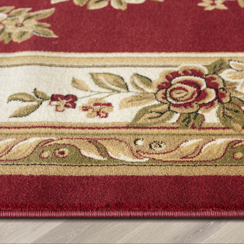 Tapis rouge bourgogne Colindale, Rectangle 9 pi 3 po x 12 pi 6 po