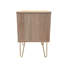 Turah 2 Drawer Bedside Cabinet (Ready Assembled)-1665577663