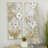 Metal Floral Home Wall Decor with Gold Frame
