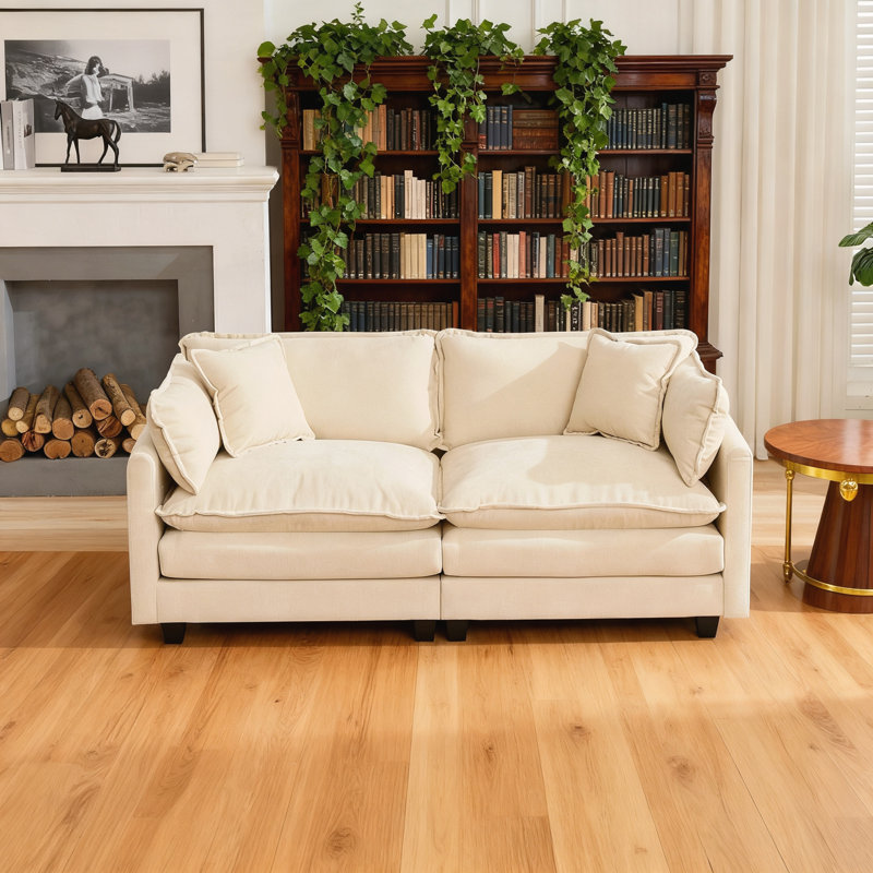 Canapé Cloud LoveSeat (le repose-pieds n'est pas inclus), Beige