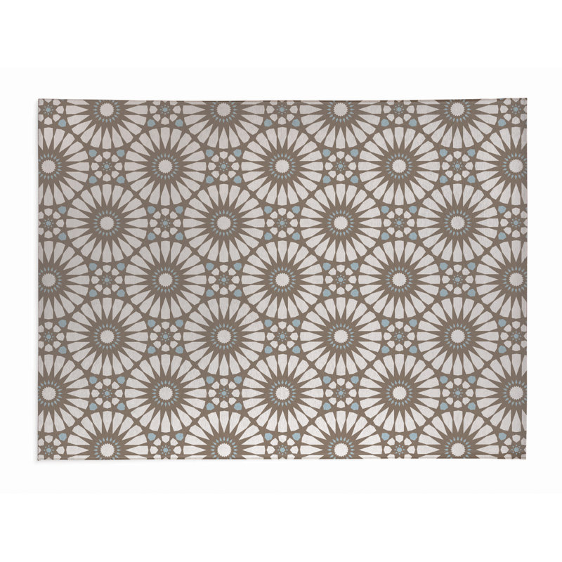 Tapis de bureau léger Sylvia, L 36 po x P 60 po, Brun