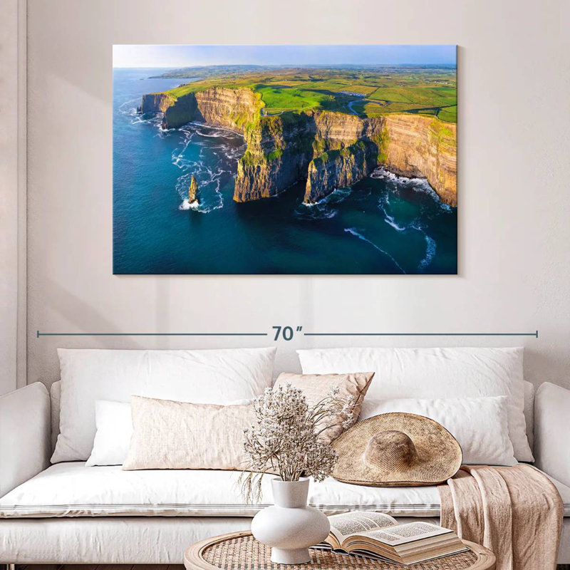 Hannes, falaises de Moher en Irlande, H 32 po x l 48 po