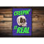 Plaque en aluminium Creepin It Real-58196527