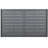 Outdoor Table And Chair In Gray Steel - Build, Modern, Fits Patio, Balcony, Backyard, 6 Seating , For 6 Chairs-1770986530