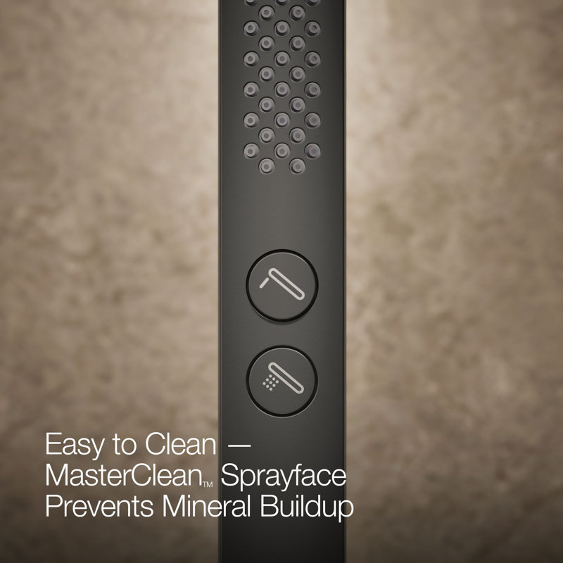 Honesty Rite-Temp Showering Kit 2.5 GPM, Matte Black