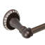 Caché II 24 inches c.c. {approximately} towel bar with 80 rivoli Swarovski Clear Crystals with 5/8 smooth center in Oil Rub Bronze-1646947347-1646947344