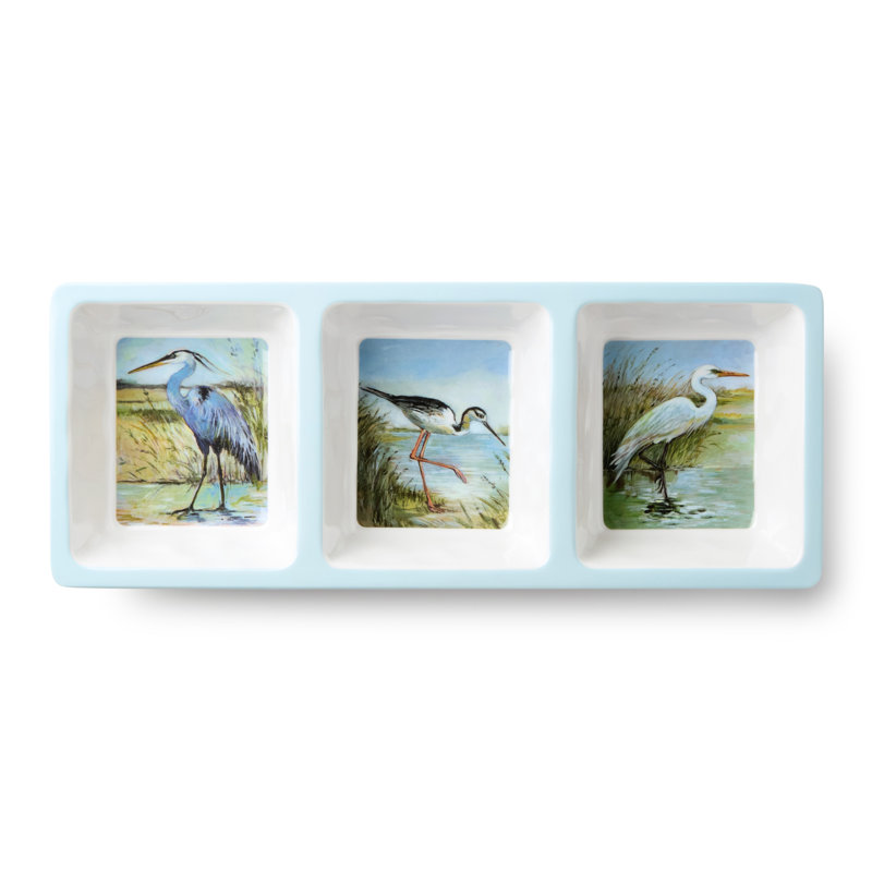 Ensemble d'hôtesse 3 pièces Coastal Birds