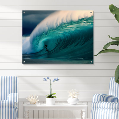Hawaiian Waves Surf Dream I - Hawaii, art mural acrylique sur verre