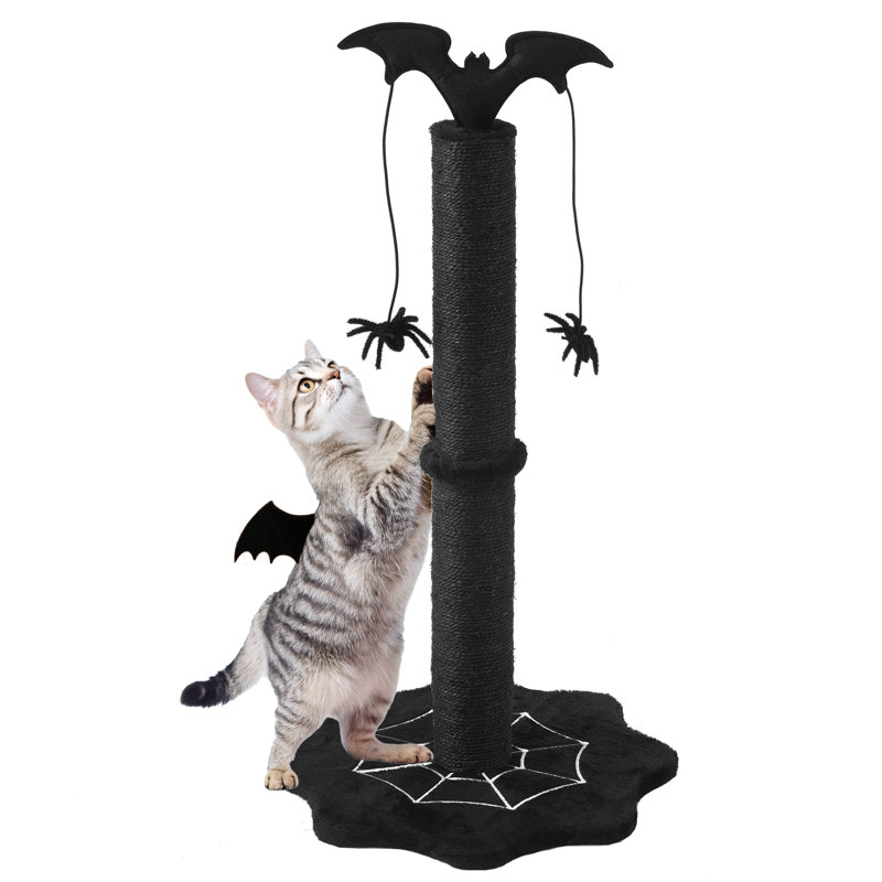 25" Halloween-Themed Cat Scratching Post