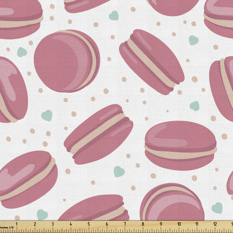 Chloe-Jane Macaroon Cookies Hearts Dots Multi-Purpose Fabric