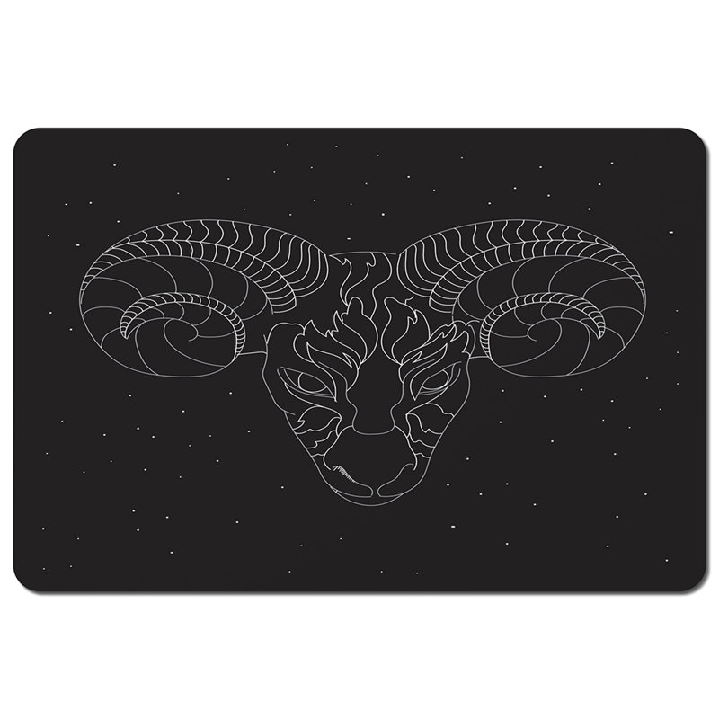 Irum Wood/Bamboo, Polyester No Pattern Rectangle Placemat