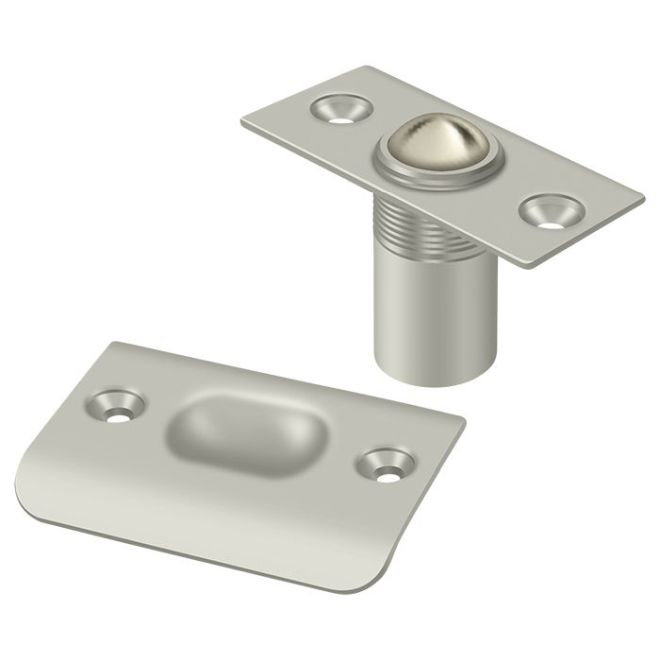 6824D094ECCA4E6BABA8DD26D98B42C5 Ball Catch; Satin Nickel Finish, Brushed Nickel