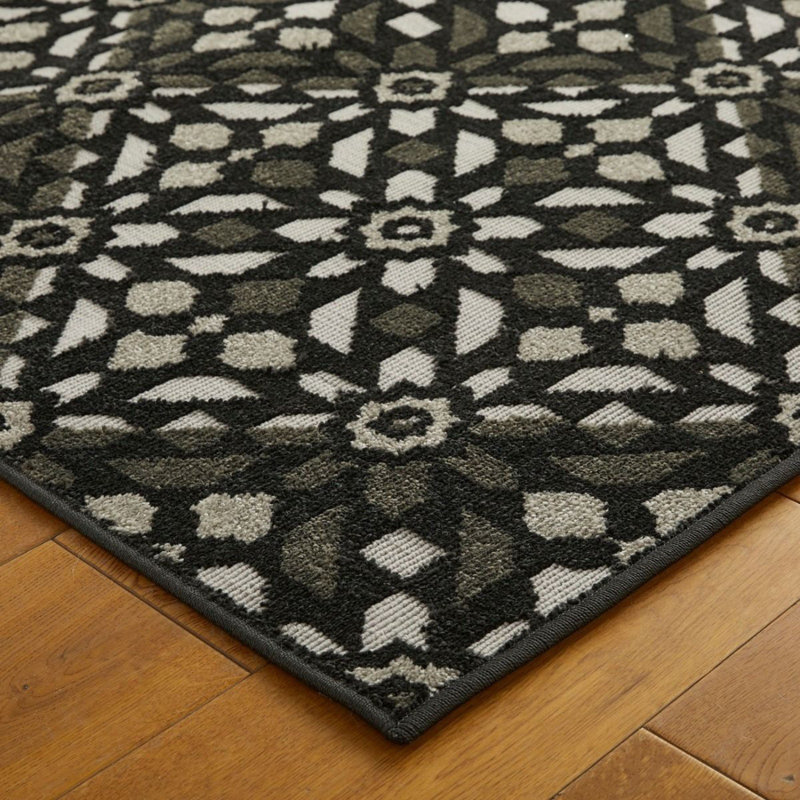 Eleada Geometric Indoor / Outdoor Area Rug, Rectangle 200 x 285cm