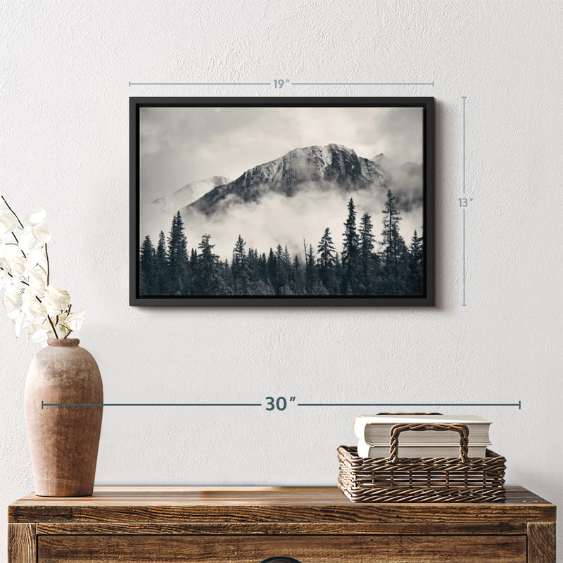 " Banff Park Mountain Scene ", 19" H x 13" W