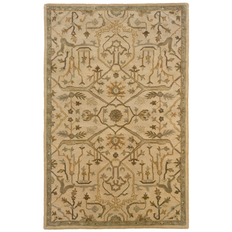 Tapis beige Majestic, Tapis de couloir 2 pi 5 po x 7 pi 9 po